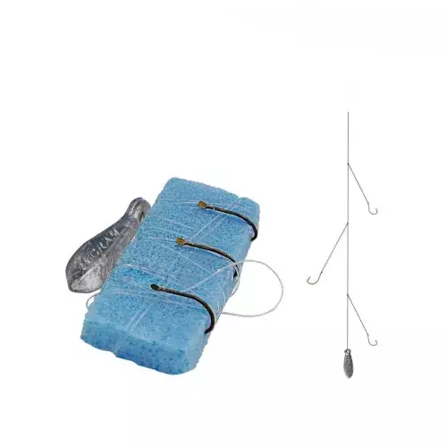 3 İğneli Kurşunlu Dip Oltası Takımı EF20252 - 1