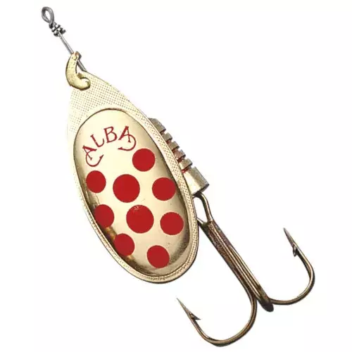 AlbaStar 202 Rems Sarı Kırmızı Alabalık Olta Kaşığı - 1