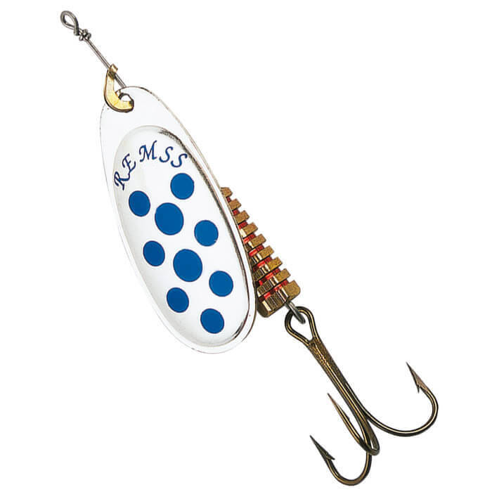 AlbaStar 205 Rems Beyaz Mavi Alabalık Olta Kaşığı - 1