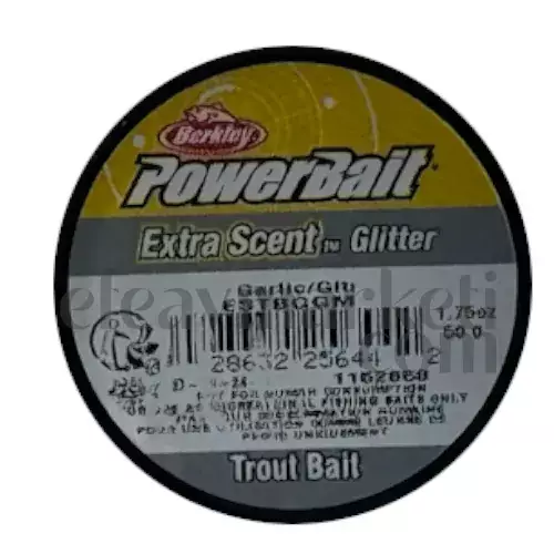 Berkley PowerBait Extra Scent Garlic Gltr Trout Bait 256442 - 2
