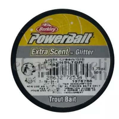Berkley PowerBait Extra Scent Light Green Glt Cheese Trout Bait 725344 - 3