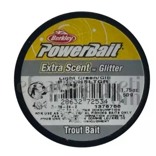 Berkley PowerBait Extra Scent Light Green Glt Cheese Trout Bait 725344 - 3