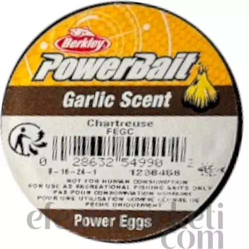 Berkley PowerBait Garlic Scent Chartreuse Power Eggs 549902 - 3