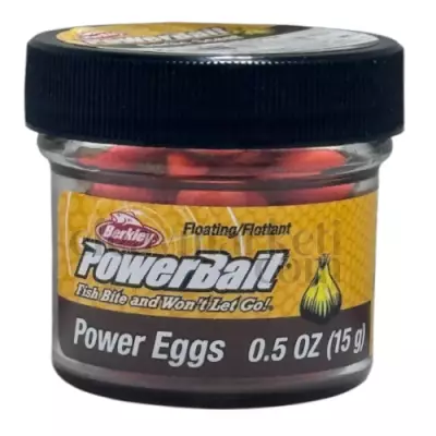Berkley PowerBait Garlic Scent Clr Grn Fl Orange Power Eggs - 1