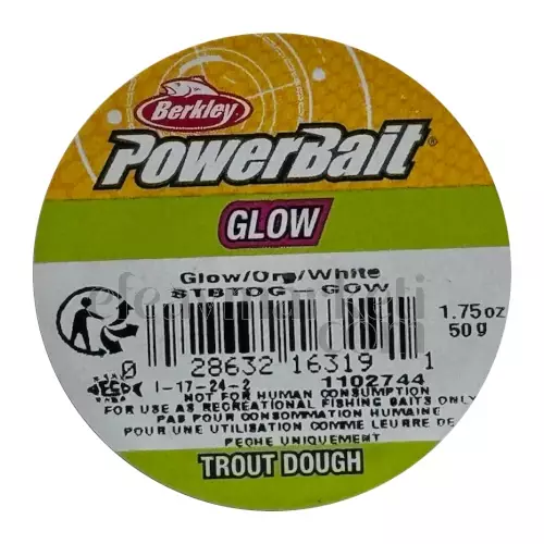 Berkley PowerBait Glow Orange White Trout Dough 163191 - 3