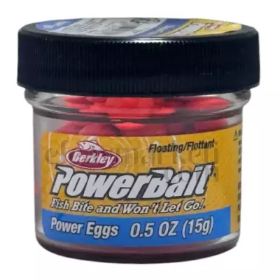 Berkley PowerBait Magnum Floating Fl Orange Power Eggs 030325 - 1