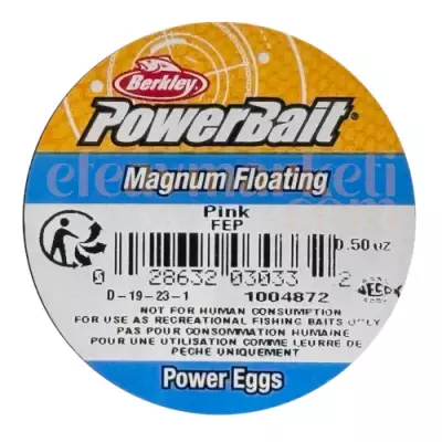 Berkley PowerBait Magnum Floating Pink Power Eggs 030332 - 3