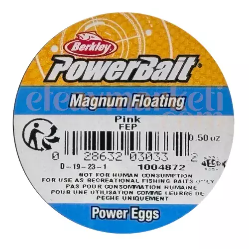 Berkley PowerBait Magnum Floating Pink Power Eggs 030332 - 3