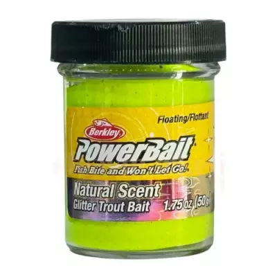 Berkley PowerBait Natural Scent Chartreuse Garlic 022634 - 1