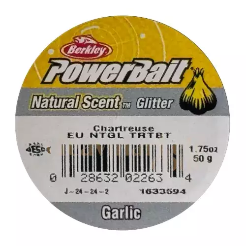 Berkley PowerBait Natural Scent Chartreuse Garlic 022634 - 3