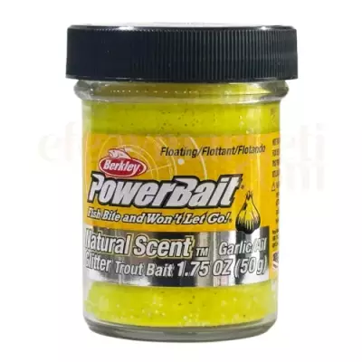 Berkley PowerBait Natural Scent Shunshine Yellow Garlic 634233 - 1