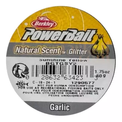 Berkley PowerBait Natural Scent Shunshine Yellow Garlic 634233 - 3