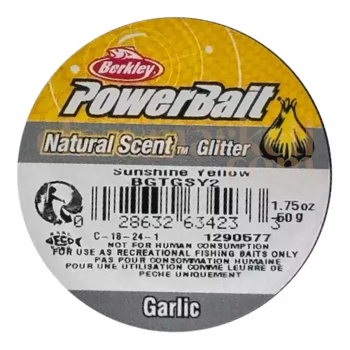Berkley PowerBait Natural Scent Shunshine Yellow Garlic 634233 - 3