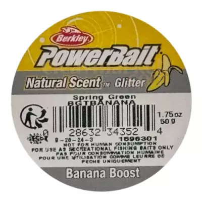 Berkley PowerBait Natural Scent Spring Green Banana Boost 343524 - 3