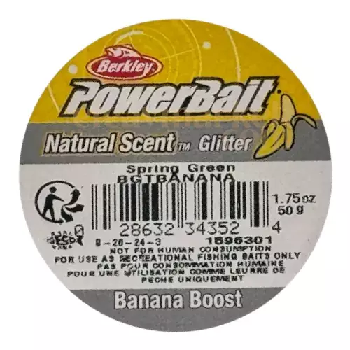 Berkley PowerBait Natural Scent Spring Green Banana Boost 343524 - 3