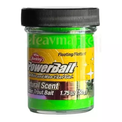 Berkley PowerBait Natural Scent Spring Green Garlic 022672 - 1