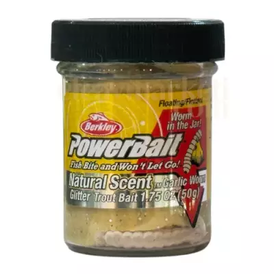 Berkley PowerBait Natural Scent Tequila N Salt Garlic Worm 927229 - 1