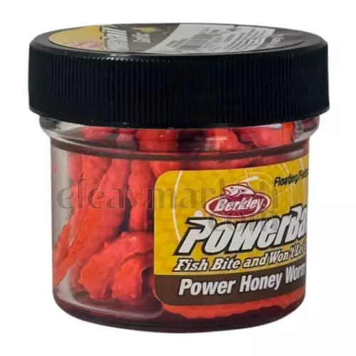Berkley PowerBait Power Honey Worm Garlic Orange 706909 - 1