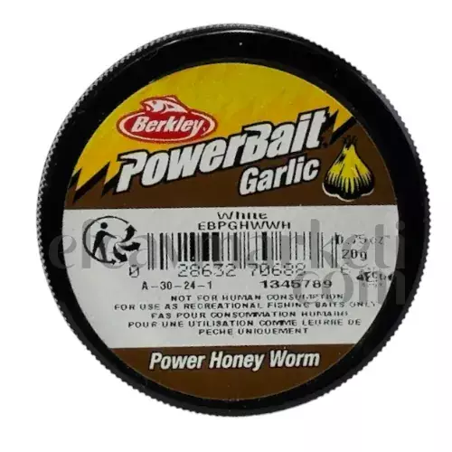 Berkley PowerBait Power Honey Worm Garlic White 706886 - 3