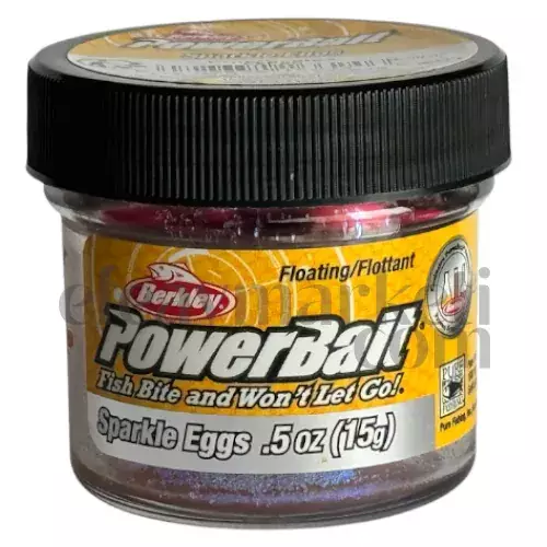 Berkley PowerBait Sparkle Eggs Pink Scales Floating 166246 - 1