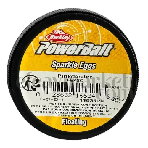 Berkley PowerBait Sparkle Eggs Pink Scales Floating 166246 - 3