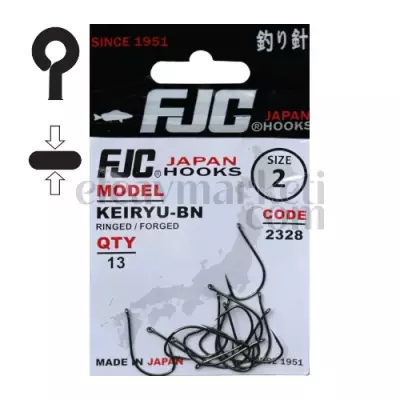 FJC 2328 Keiryu Black Nikel Olta İğnesi - 1