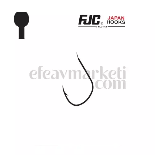 FJC 2361 Abumi Black Nikel Olta İğnesi - 2