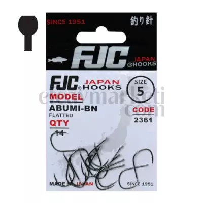 FJC 2361 Abumi Black Nikel Olta İğnesi - 1