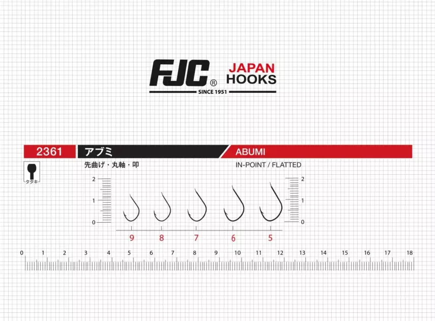 FJC 2361 Abumi Black Nikel Olta İğnesi - 3