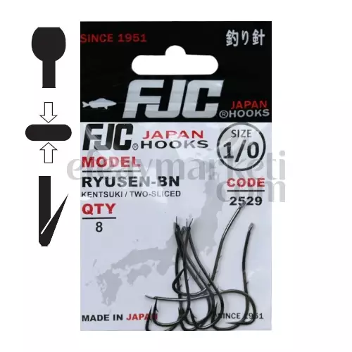 FJC 2529 Ryusen Black Nikel Olta İğnesi - 1