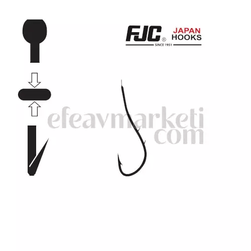 FJC 2529 Ryusen Black Nikel Olta İğnesi - 2