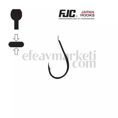 FJC 3627 Chinu Doutsuki Black Nikel Olta İğnesi - 2