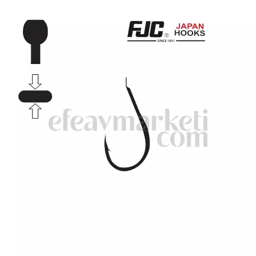 FJC 3627 Chinu Doutsuki Black Nikel Olta İğnesi - 2