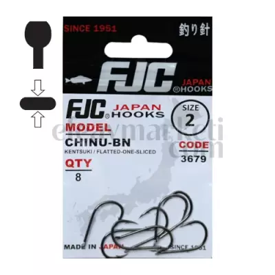 FJC 3679 Chinu Kentsuki Black Nikel Olta İğnesi - 1