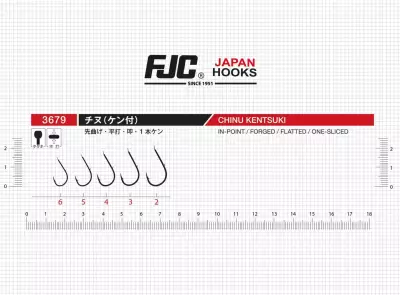 FJC 3679 Chinu Kentsuki Black Nikel Olta İğnesi - 3