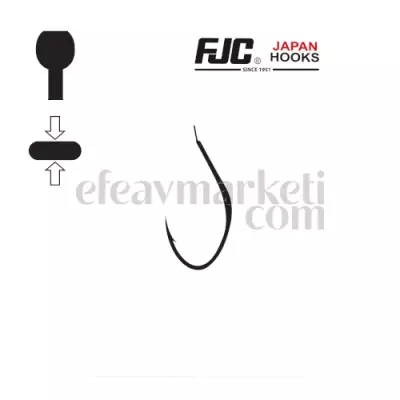 FJC 3737 Koaji Doutsuki Black Nikel Olta İğnesi - 2