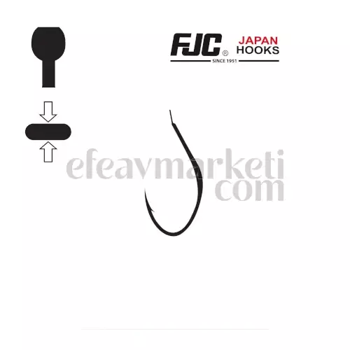 FJC 3737 Koaji Doutsuki Black Nikel Olta İğnesi - 2