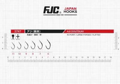 FJC 3747 Aji Doutsuki Black Nikel Olta İğnesi - 3