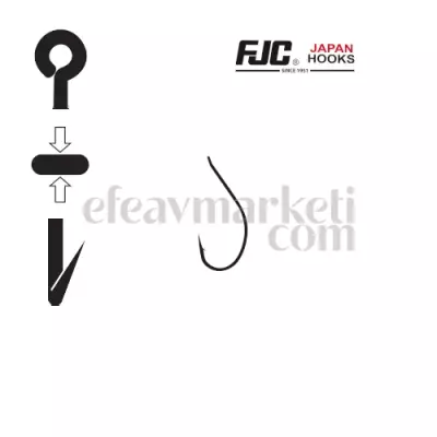 FJC 4718 Maruseigo Black Nikel Olta İğnesi - 2