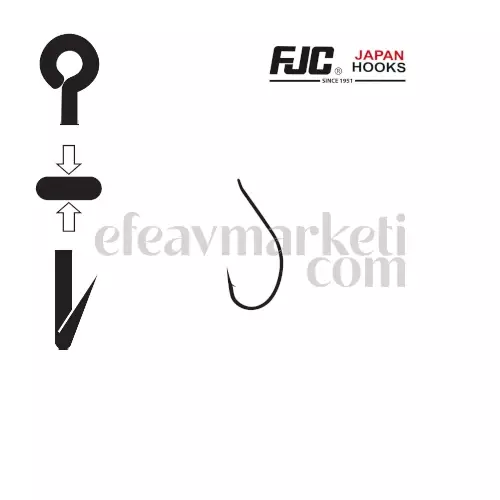 FJC 4718 Maruseigo Black Nikel Olta İğnesi - 2