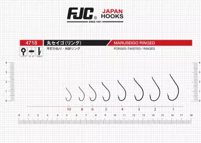 FJC 4718 Maruseigo Black Nikel Olta İğnesi - 3