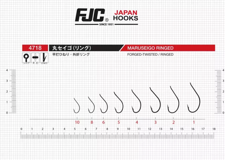 FJC 4718 Maruseigo Black Nikel Olta İğnesi - 3
