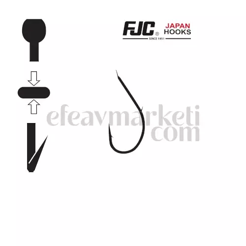 FJC 4729 Maruseigo Kentsuki Black Nikel Olta İğnesi - 2