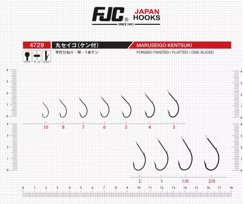 FJC 4729 Maruseigo Kentsuki Black Nikel Olta İğnesi - 3