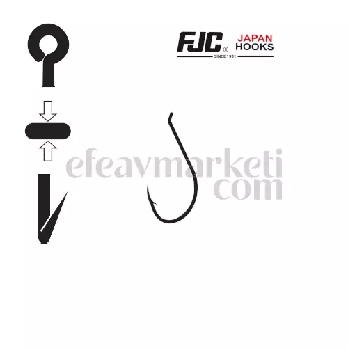 FJC 5621 Fx Beak Tue Black Nikel Olta İğnesi - 2