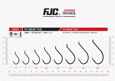 FJC 5621 Fx Beak Tue Black Nikel Olta İğnesi - 3