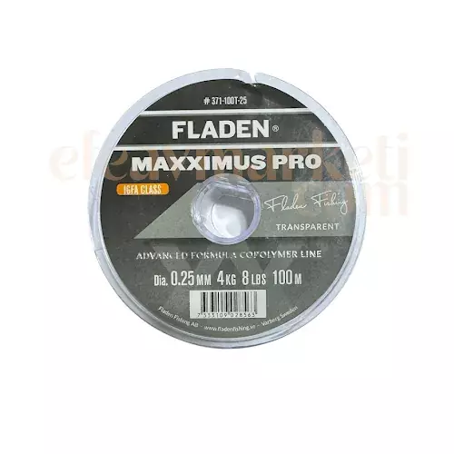 Fladen Maxximus İgfa Pro Şeffaf Misina 100 Mt. - 1
