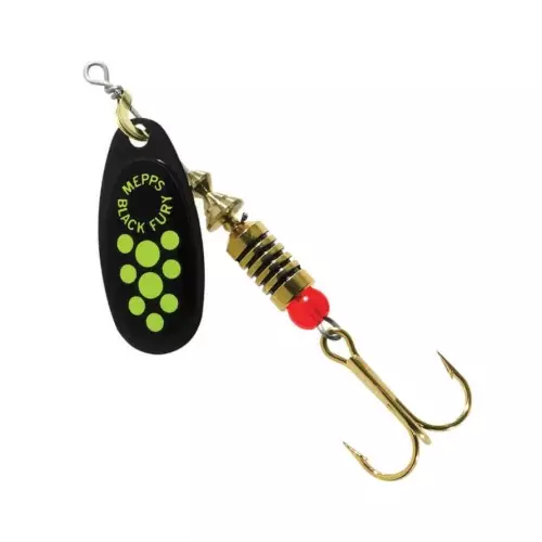 Mepps Black Fury Siyah Yeşil Spin Olta Kaşığı - 1