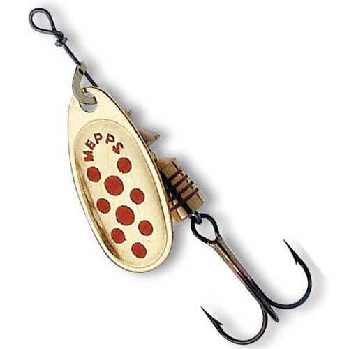 Mepps Comet Sarı Kırmızı Benekli Spin Olta Kaşığı - 1