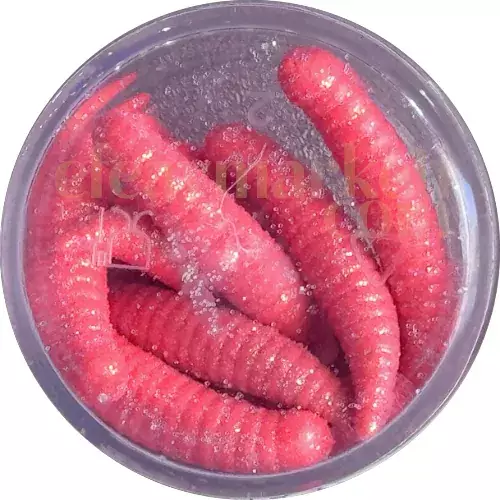 Renat Trout Bait Silikon Kurtçuk Kırmızı - 1